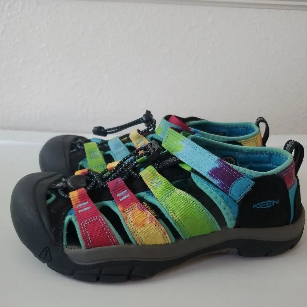 Keen Newport H2 Waterproof Sport Sandals Kids Sz 4 Trail Outdoors Closed Toe
